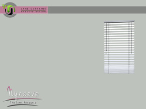 Sims 3 — Lyne Curtains - Blinds V3 by NynaeveDesign — Lyne Curtains - Blinds V3 Located in Decor - Curtains and Blinds