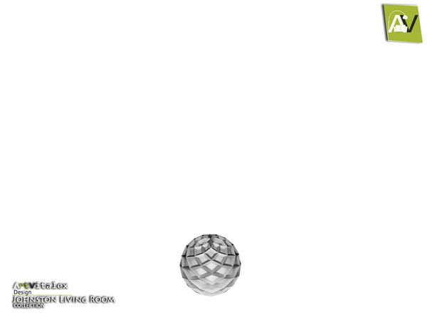 Sims 3 — Johnston Embossed Decor Sphere by ArtVitalex — - Johnston Embossed Decor Sphere - ArtVitalex@TSR, May 2019