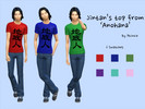 Sims 4 — Phinxie - Anohana Jintan Top by Phinxie — Sims 4 t-shirt for teen/young adult/adult/elders inspired by Jintan's