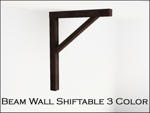 Sims 3 — Beam_Wall_Shiftable_3Color by timi722 — Wall beam decor for your wall or roof.
