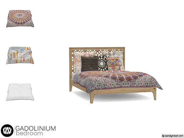 Sims 4 — Gadolinium Bed Blanket by wondymoon — - Gadolinium Bedroom - Bed Blanket - Wondymoon|TSR - Creations'2019