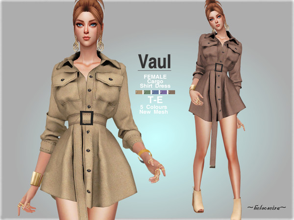 VAUL - Cargo Shirt Dress (Updated ...