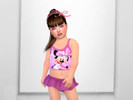 Sims 4 — Swim Skirt Minnie by CelesteCelestial2 — Swim Skirt Minnie for toddlers. You need to have season. Only in that