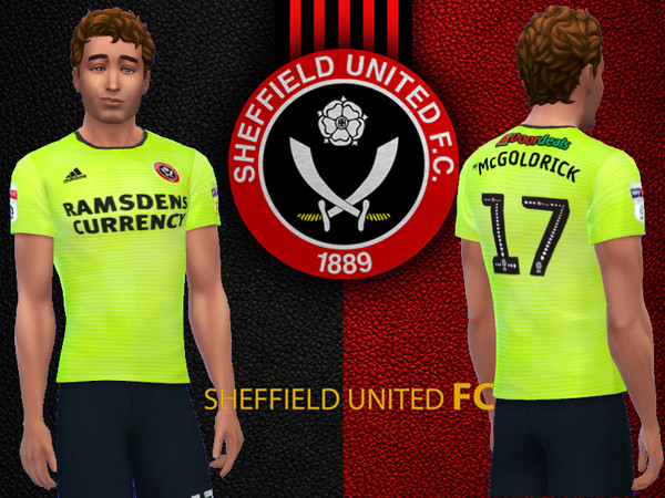 The Sims Resource - Sheffield United away jersey 2018/19