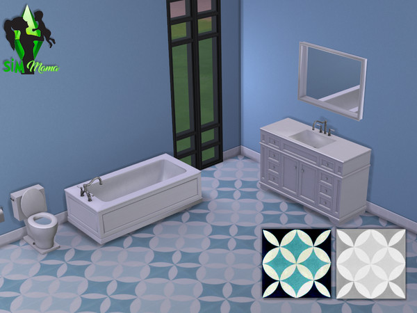 Sims 4 — SimMama Tile Floor by Jeninsc — Pretty tile floor in 3 different colors. Perfect for bathrooms, kitchens,