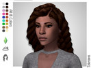 Sims 4 — Bad Gyal by TekriSims — Long twists that come past your sim's waist. Hand painted scalp and hairline. 