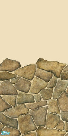 Sims 2 — Half Full Backwoods Wall by csudibaba — Addition to the Backwoods Living Collection of kittyispretty69' by Csudi