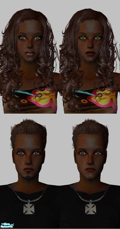 Sims 2 — new realistic skintone - Individual Item by buffy29 — make up serasims/sussi not included hair xmsims not