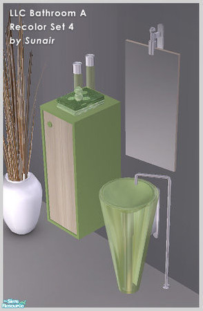 Sims 2 — LLC Bathroom A - Recolor set 4 by Sunair — LLC Bathroom A - Recolor set 4 (nature)