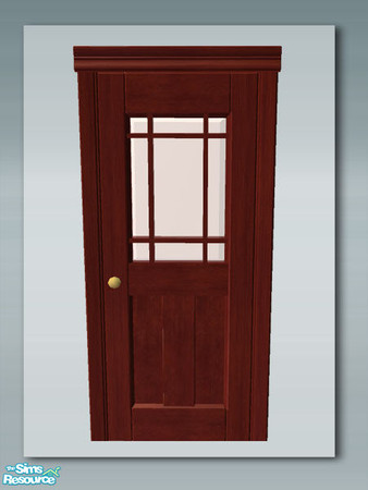 Sims 2 — Rustic Living: Door Glass 14 by Shakeshaft — Part of a recolour set of my Rustic Living Windows and Doors, set