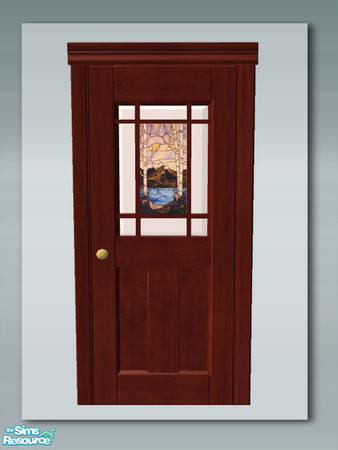 Sims 2 — Rustic Living: Door Glass 10 by Shakeshaft — Part of a recolour set of my Rustic Living Windows and Doors, set