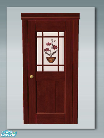 Sims 2 — Rustic Living: Door Glass 08 by Shakeshaft — Part of a recolour set of my Rustic Living Windows and Doors, set