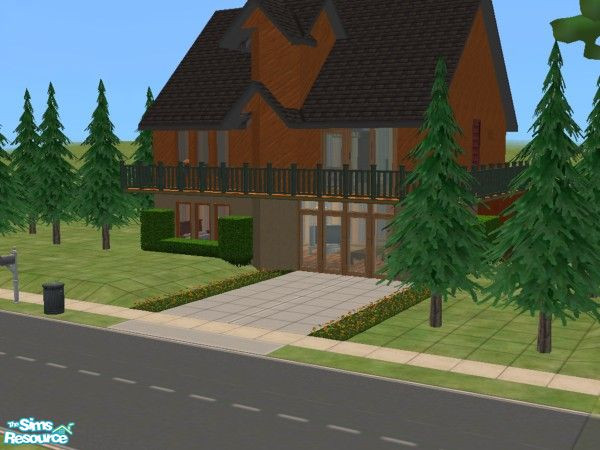 Sims 2 — Seclude Point 3bd 2ba by LadyDeluxe — 