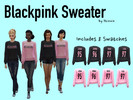 Sims 4 — Phinxie - Blackpink Sweater - Spa Day needed by Phinxie — Sims 4 Everyday Blackpink Sweater from Spa Day mesh