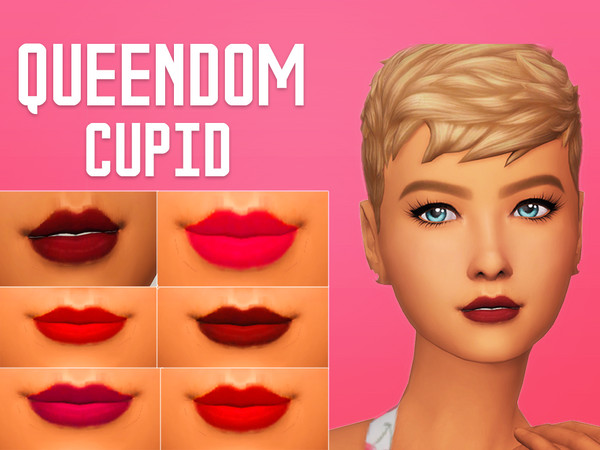 Sims 4 — Queendom Cupid Palette  by Simfan9232 — This is the first of many palettes for my Queendom Makeup collection! It
