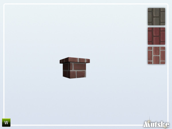 Sims 4 — Stairs Add-on Pragmatic 1 step Corner by Mutske — This stair is part of the StairsAddOn set. Corner side for the