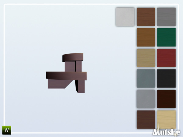 Sims 4 — Stairs Add-on Ladder Like Stairway 2 steps Round by Mutske — This stair is part of the StairsAddOn set. Round