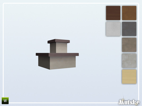 Sims 4 — Stairs Add-on Workaday 2 steps Corner by Mutske — This stair is part of the StairsAddOn set. Corner side for the