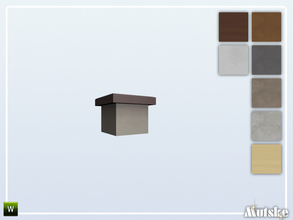 Sims 4 — Stairs Add-on Workaday 1 step Corner by Mutske — This stair is part of the StairsAddOn set. Corner side for the