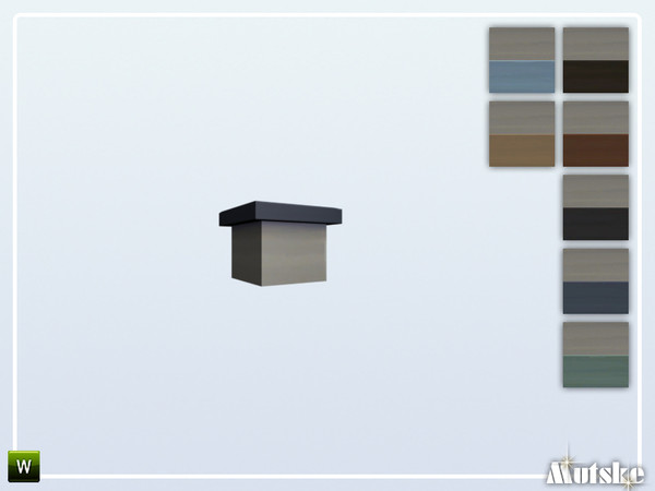Sims 4 — Stairs Add-on Townhouse 1 step Corner by Mutske — This stair is part of the StairsAddOn set. Corner side for the