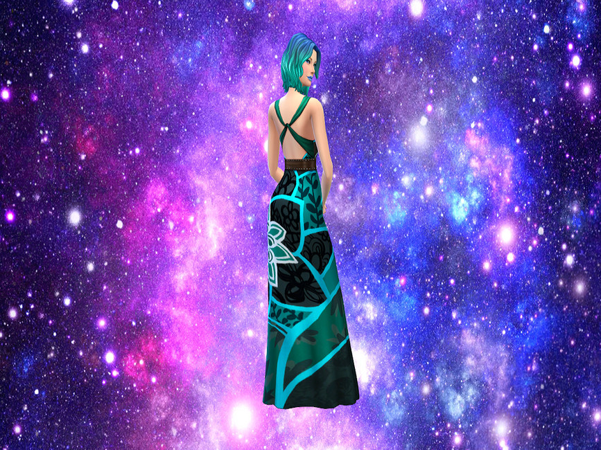 The Sims Resource - CAS Background Galaxy_1