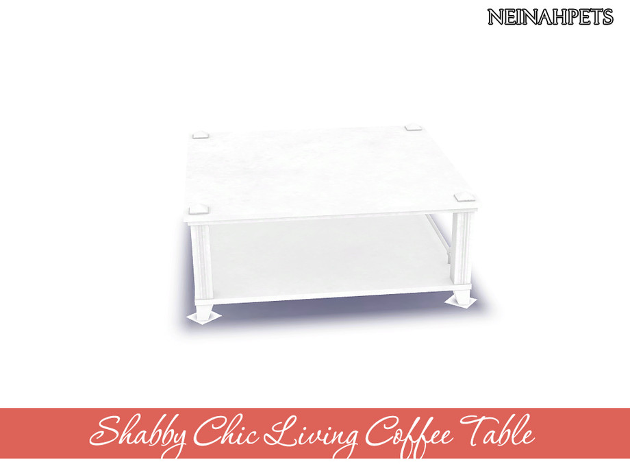 The Sims Resource | Shabby Chic Living Coffee Table