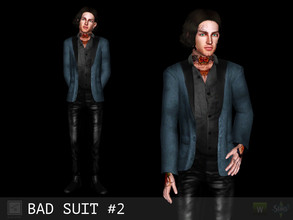 Sims 3 — Bad suit #2 by Shushilda2 — New mesh | Low poly | 3 recolorable channels