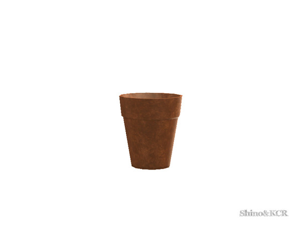 Sims 4 — Outdoor 19 Deco - Plant Pot by ShinoKCR — Decorations matching Outdoor 19 in Clutter