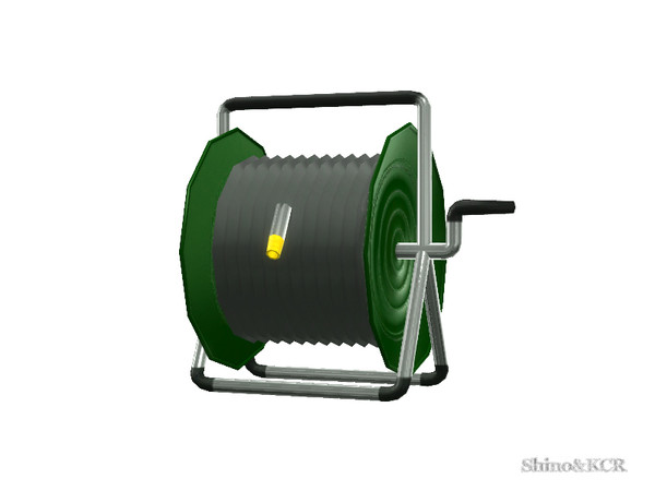 Sims 4 — Outdoor 19 Deco - Water Hose by ShinoKCR — Decorations matching Outdoor 19 in Clutter