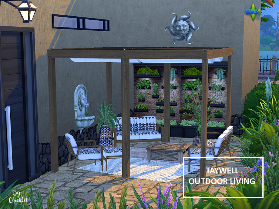 The Sims Resource Taywell Outdoor Living Patio SetREQUIRES MESH