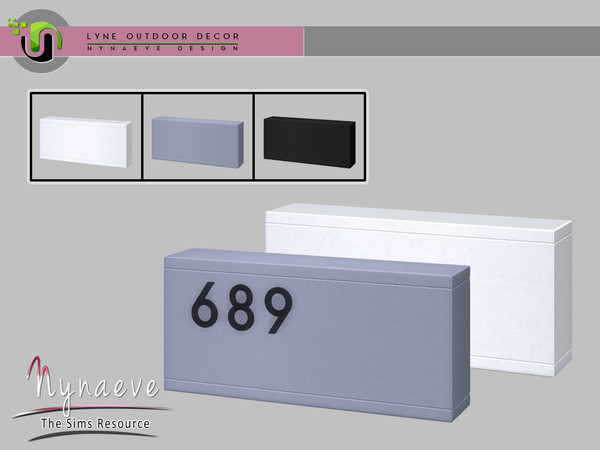 Sims 4 — Lyne Concrete Block by NynaeveDesign — Lyne Concrete Block Located in Decor - Miscellaneous Price: 29 Size: 2 x