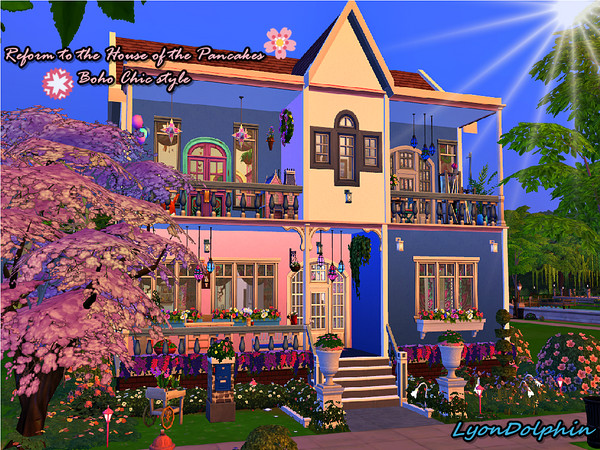 Sims 4 —  Reform to the House of the Pancakes (Room for twins include by Tontin2018 — This construction, is a reform to