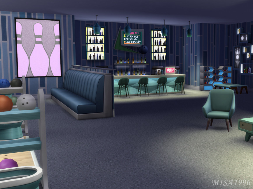 The Sims Resource KaraokeBowling Bar
