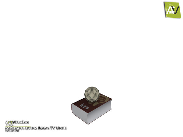 Sims 3 — Montana Book And Vase by ArtVitalex — - Montana Book And Vase - ArtVitalex@TSR, Jun 2019