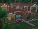 Sims 4 — Jungle house  by Misa1996 — This house is for a big sim family. It is fully furnished and decorated. Inside is