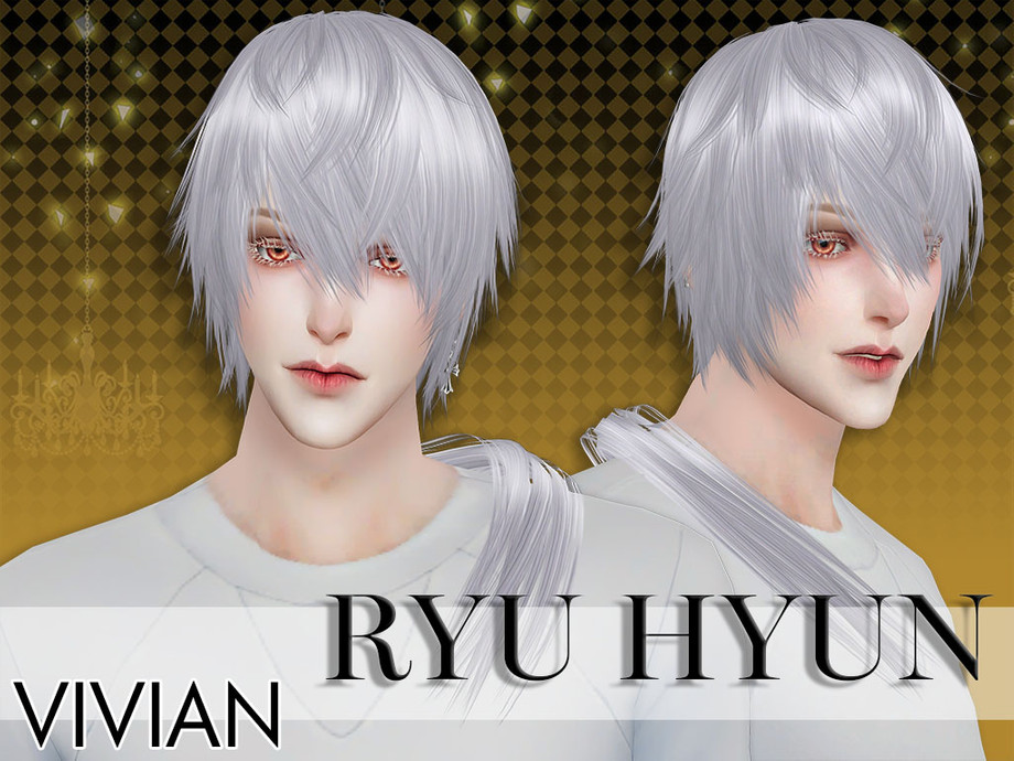 The Sims Resource - VivianDang Hair Ryu Hyun