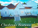Sims 4 — Chateau Saona - No CC! by JulyArmstrong — This house has 4 bedrooms, with the main one on the left side of the