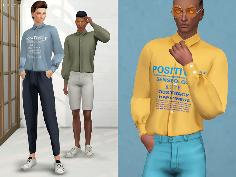 The Sims Resource - ChloeM-Blouse Male