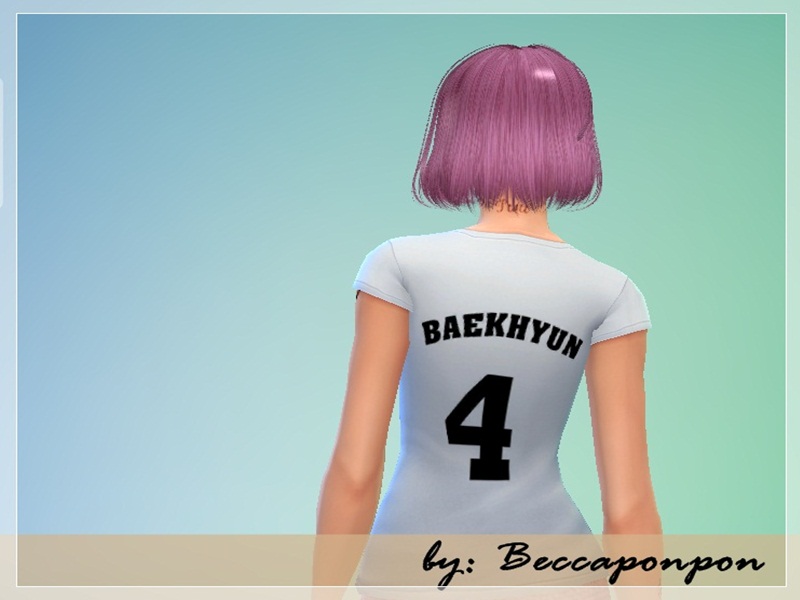 The Sims Resource - EXO Baekhyun shirt