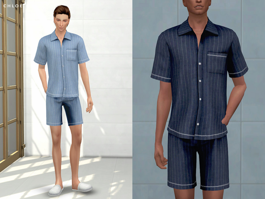 Sims 4 CC Male Pajamas