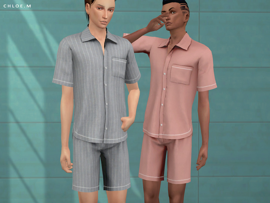 The Sims Resource Chloem Pajama Male