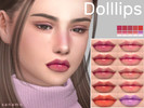 Sims 4 — Lipstick | 02 by Sanamo — Lipstick in 10 colors with a CAS thumbnail each.