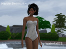 Sims 4 — Marble Swimsuit By Waterfall75 by Waterfall75 — A simple Marble Swimsuit for ages Teen - Elder. 