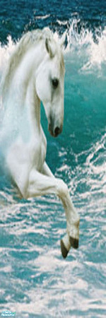 Sims 2 — Sea Horse Mural - Individual Item by lollipop6969 — Sea Horse 2