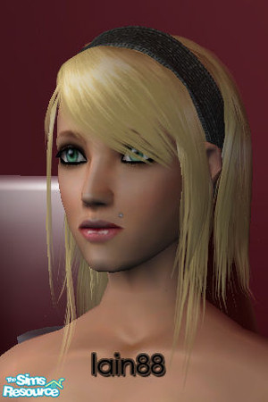 Sims 2 — Monroe Piercing Left by Lain88 — A monroe piercing on the left side.