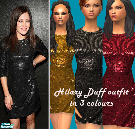 Sims 2 — SO_Collection_167 by Sophel21 — these outfits based on a Hilary Duff outfit. Glamorous celebrity style for your