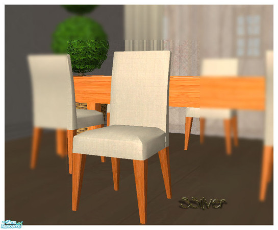 Sims 2 — Easy Breezy Dining -  Chair Cushion by SSilver — Part of Easy Breezy Dining. Mesh by Padre333. This file is for