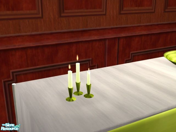Sims 2 — Turano Diningroom - Candles by AnoeskaB — Part of the Turano Diningroomset.