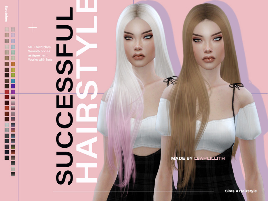 The Sims Resource Leahlillith Successful Hairstyle