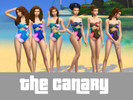 Sims 4 — Island Living Swimsuit by thecanary — Hi guys! New pack is now here! I decided to create 6 swatches for swimsuit